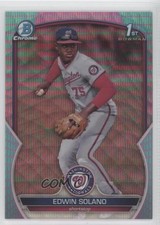 2023 Bowman Chrome Prospects Aqua & Pink Vapor Refractor 23/125 Edwin Solano 5y7