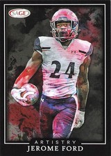 2022 Sage Artistry Black #ART-DK Jerome Ford