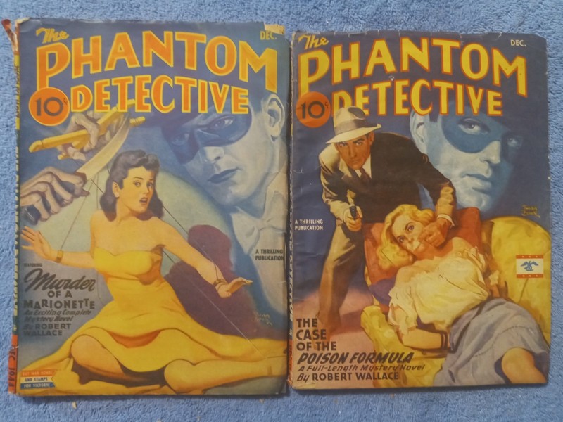 Phantom Detective 2 Issue Lot 1944-45