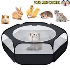 Portable Pet Playpen Multi-Purpose Zipper Waterproof Indoor Outdoor Use