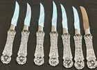 WATERFORD CRYSTAL STEAK KNIFE~ 10 Inche-Set Of 7- Vintage