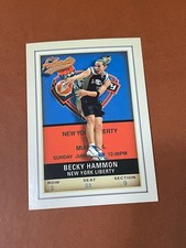 2002 Fleer Authentix WNBA - Becky Hammon #81 New York Liberty Las Vegas Aces