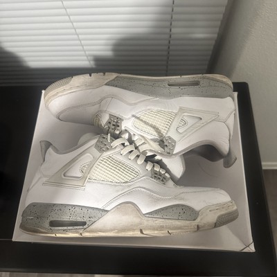 Size 11.5 - Jordan 4 Retro Mid White Oreo (USED)
