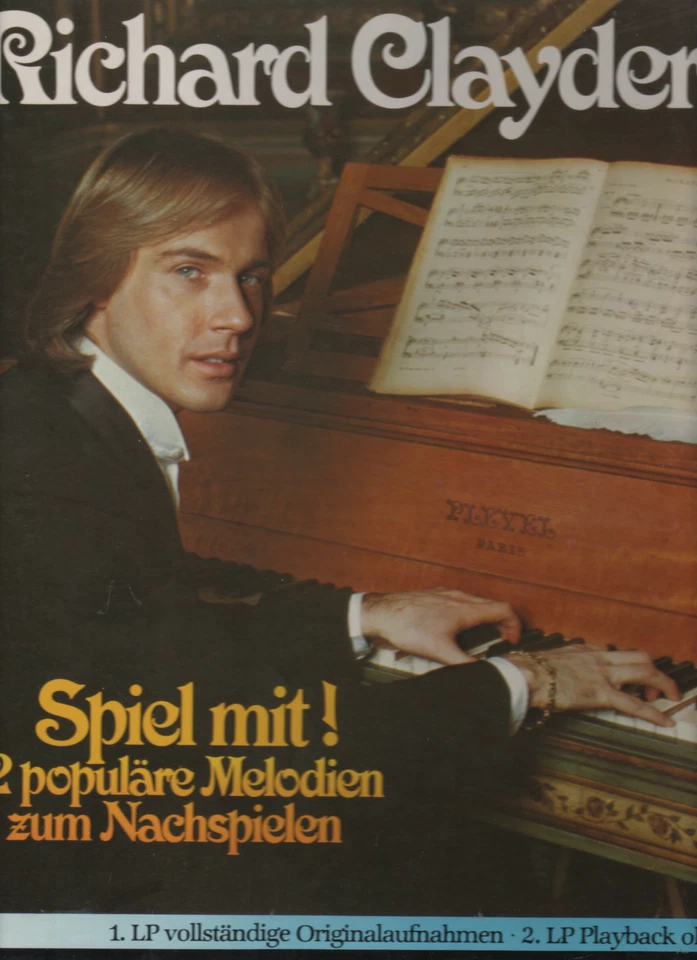 Richard Clayerman - Sammlung, 4 LP's (2 , LP's + 1 DoLP), spiel mit, träumereien - Bild 2 von 4