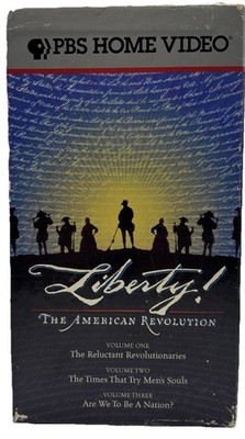 VHS - Liberty! - The American Revolution - Three Tape Set - PBS 1997 ...