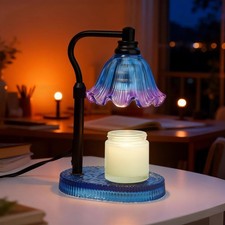 Candle Warmer Lamp Dimmable Timer Adjustable Height 3-Wick - 4 Brightness Levels