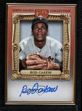2024 Gilded Collection Framed Hall of Famer Rose Gold 41/50 Rod Carew Auto 11o2