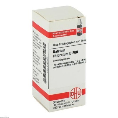 NATRIUM CHLORATUM D 200 Globuli 10g PZN 2122902
