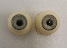 Antique 12mm Blue Grey Textured Resin Doll Eye Doll Making Eyeballs Crafting