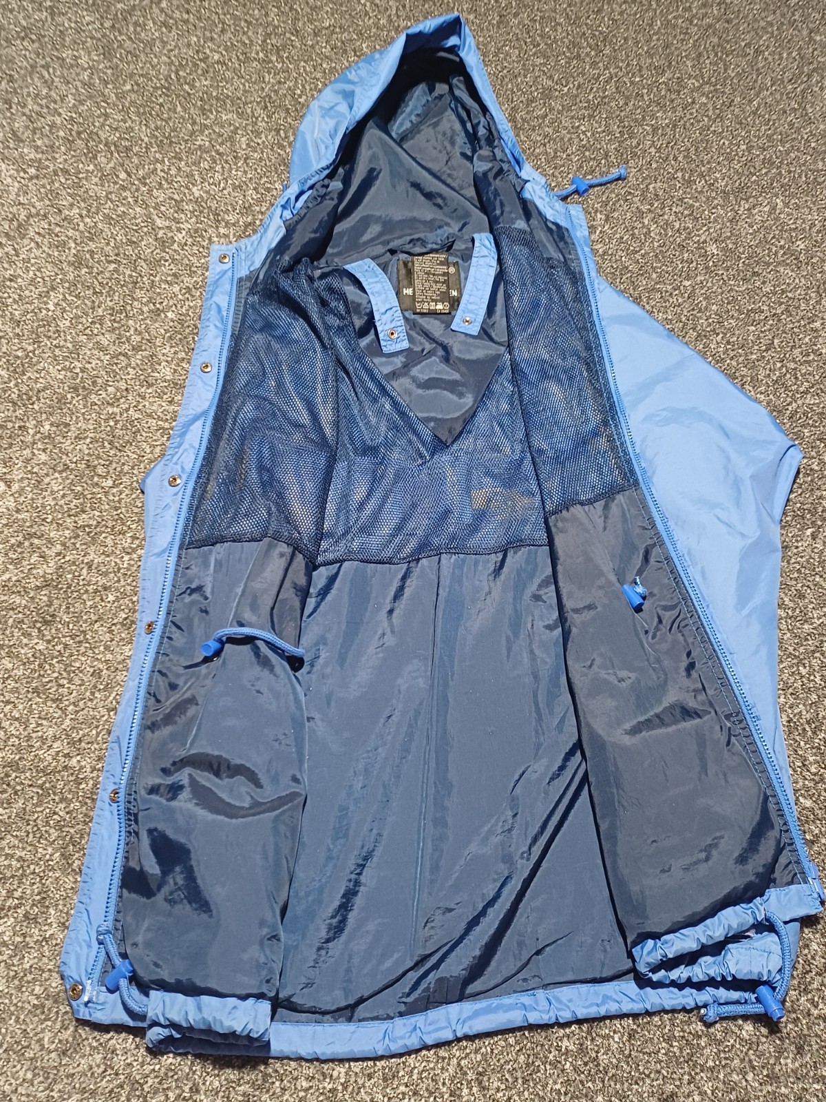 Helly Hansen Packable Jacket Men Medium Blue Wate… - image 2