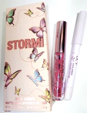 KYLIE Cosmetics STORMI MINI LIP KIT Heads In The Clouds MATTE LIPSTICK AND LINER