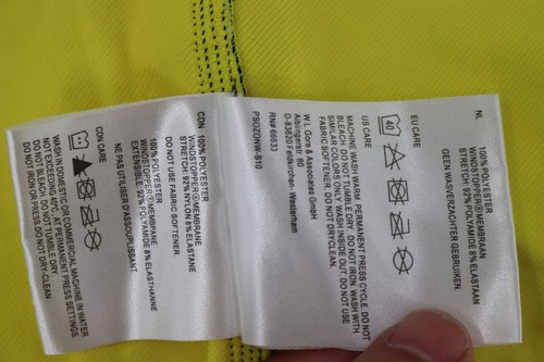 Gore Bike Wear Cycling Jersey Men's M Black Yellow Full Zip Windstopper pockets - Picture 11 of 14