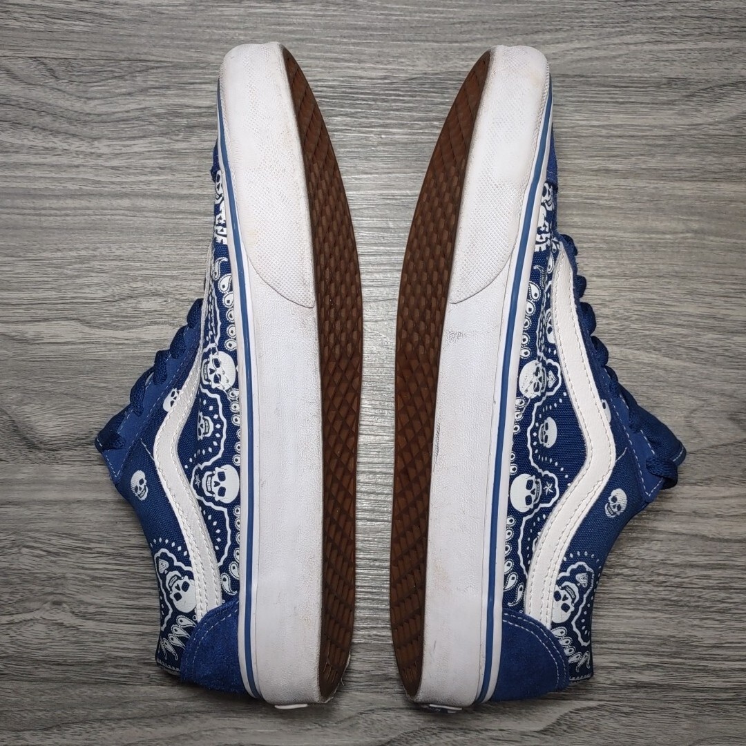 Vans Style 36 Bandana Unisex Blue Skull Skate Shoes 507698 Mens 8