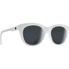Spy Optic Boundless Sunglasses Matte White Gray with Black Spectra Mirror