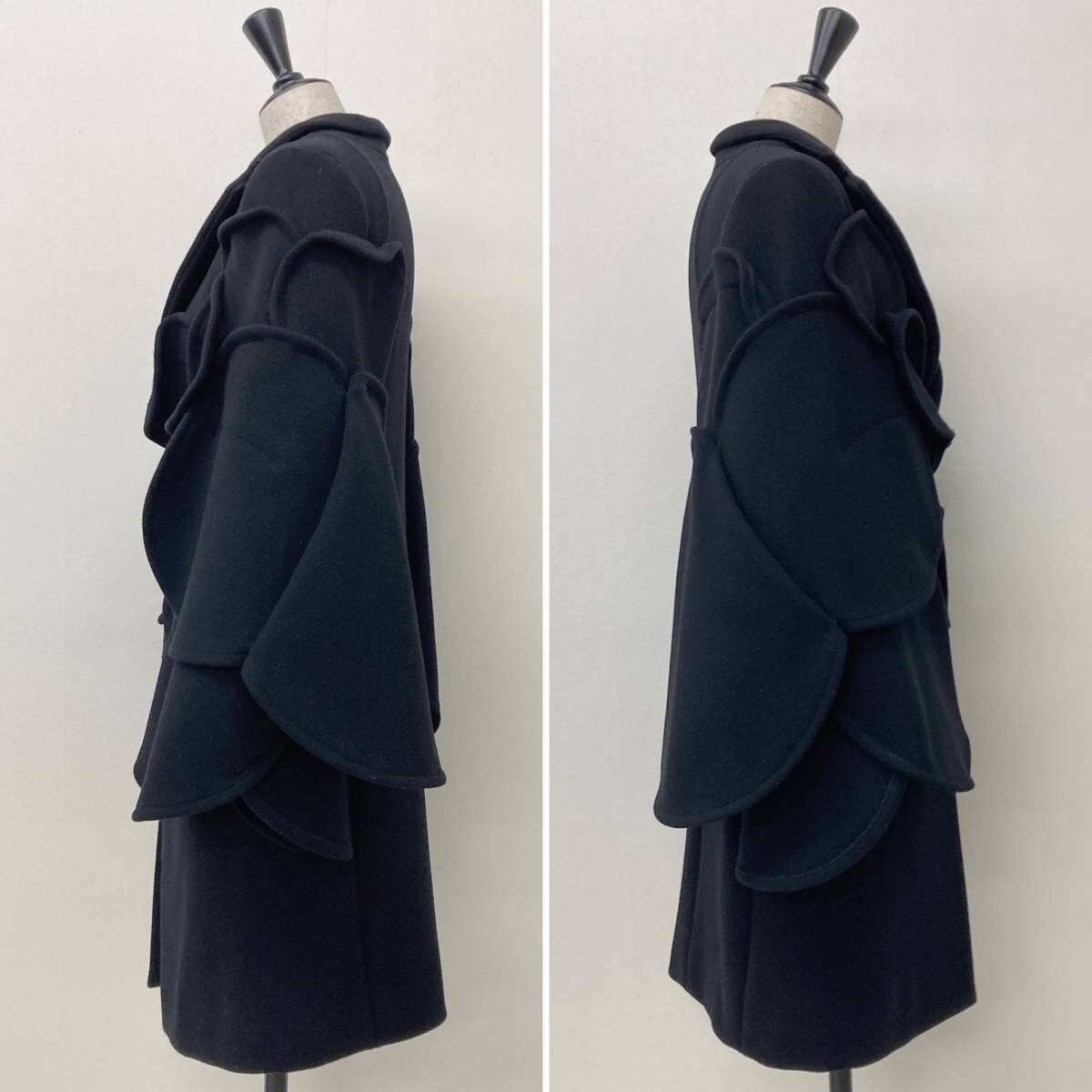 JUNYA WATANABE Circle Patchwork Poncho Long Coat … - image 3