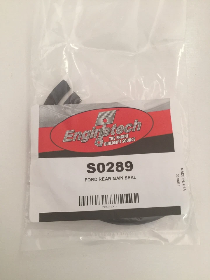 Sello Principal Trasero Ford Motor Ford 289 302 2 Piezas 1962-1983 Hecho en EE. UU. Foto 3 de 4