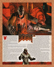 Image of Doom 3 Xbox Original 2004 Vintage Ad - Horror FPS Video Game Promo