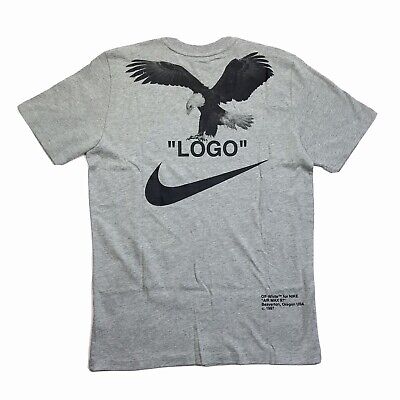 NIKE x NRG A6 PRINT off-white GREY T-SHIRT SIZE: | eBay