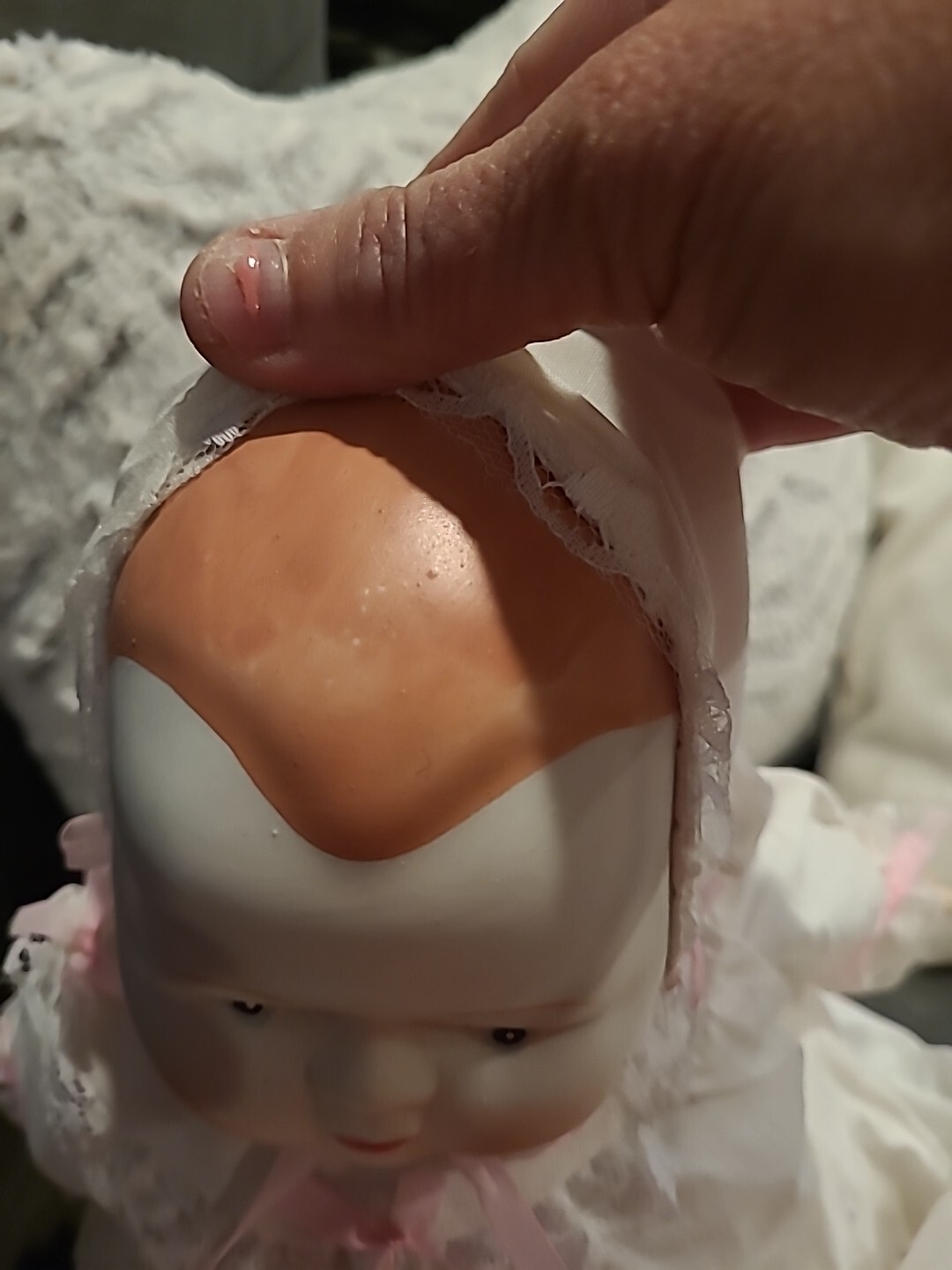 Vintage Albert E. Price Products #8675 Old Fashioned Porcelain Baby Doll - 1979