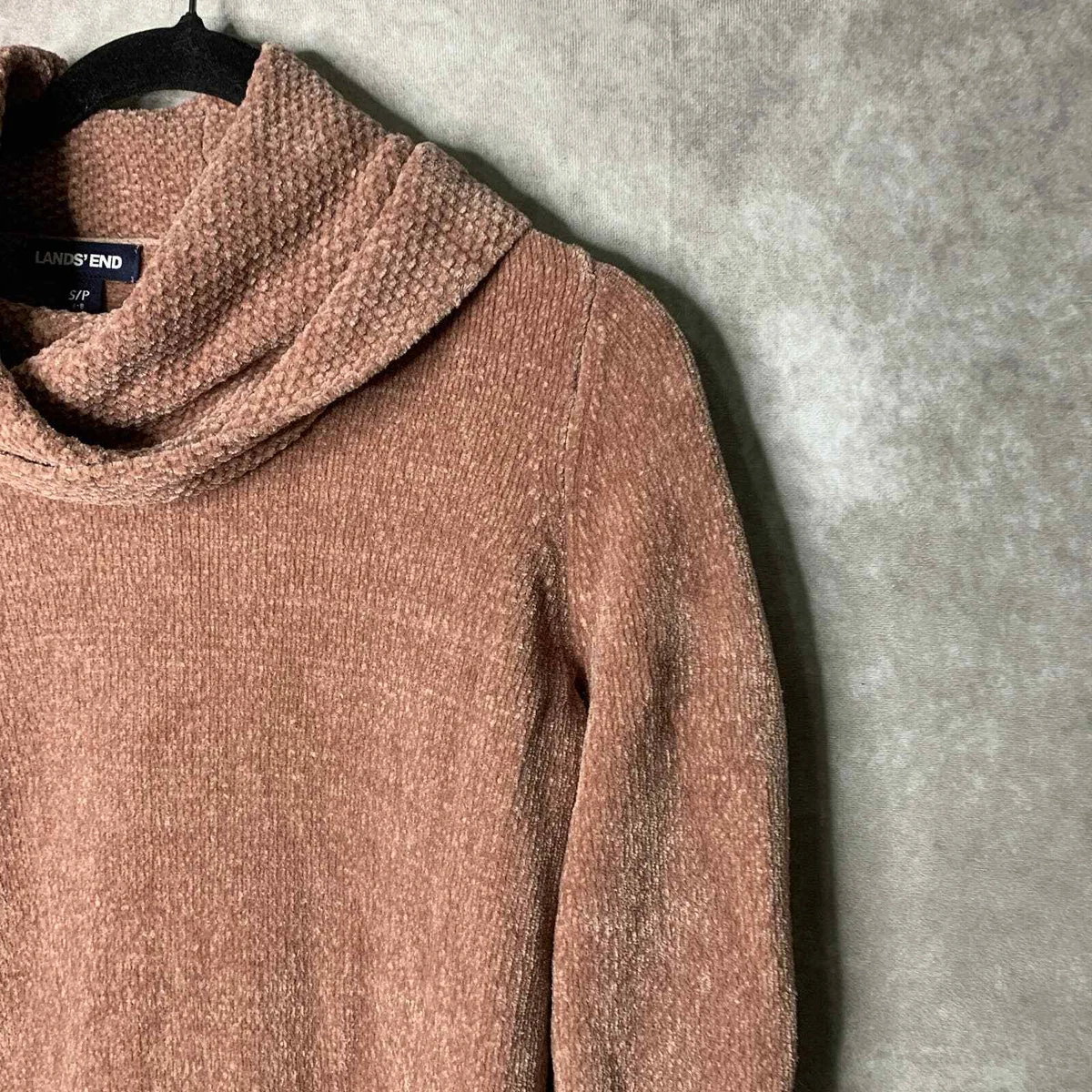Lands end top chenille sweater