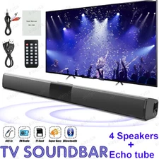 Bluetooth Wireless Powerful TV Sound Bar Home Theater Subwoofer Soundbar Remote