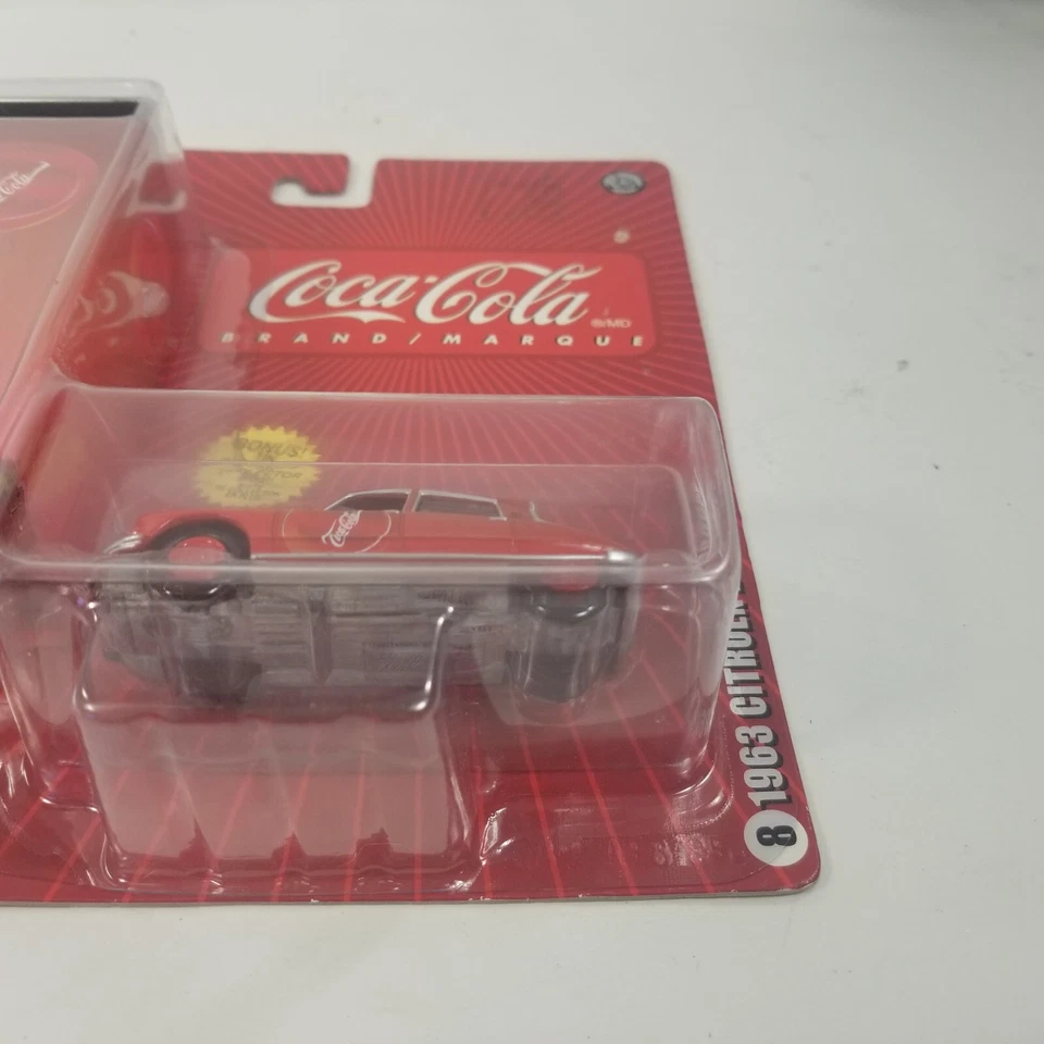 1963 CITROEN DS COUPE JOHNNY LIGHTNING COCA-COLA TIN BOX 1:64 - Image 3 of 4