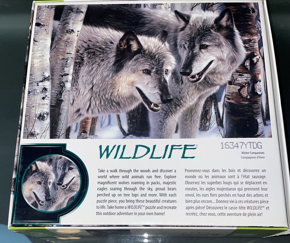 Sure-Lox Winter Companions 750 Piece Jigsaw Puzzle Wolves Wolf