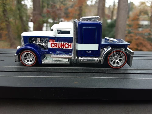 Hotwheels -Loose Premium Nestle Crunch Convoy.Truck has Redline Real Rider Tires