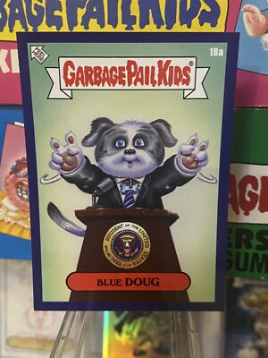 Garbage Pail Kids BIZARRE HOLIDAYS September Week 4 Blue Blue DOUG Blue Parallel
