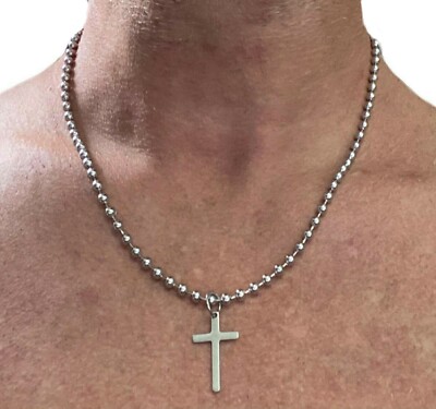 Collana Da Uomo Con Rosario E Croce Crocifisso All'ingrosso - .Pandahall. Com - Foto 2