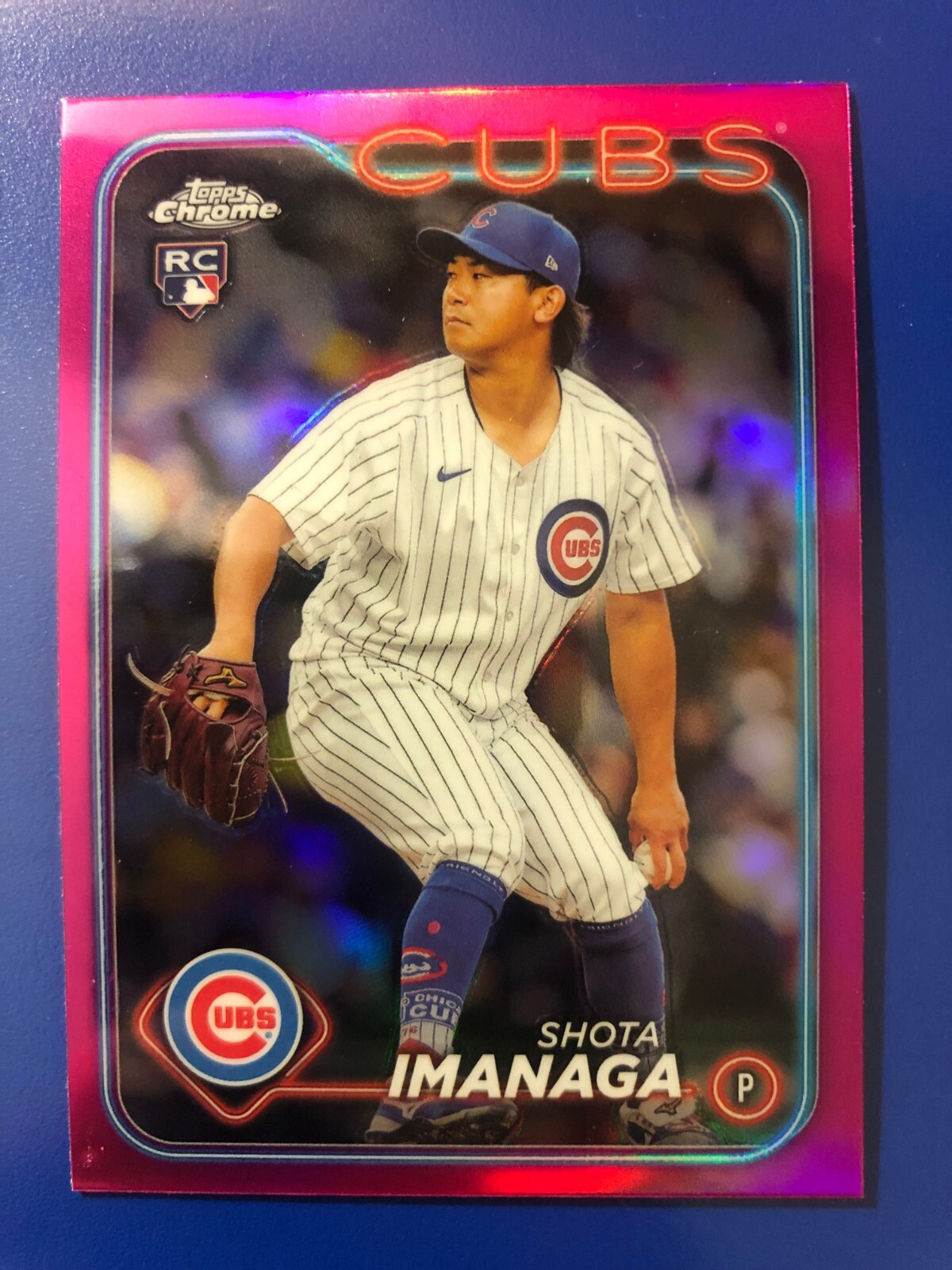 2024 Topps Chrome Pink Refractor Shota Imanaga RC #121 Cubs