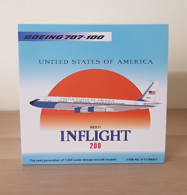 Inflight200 USAF VC-137A 58-6971 初代大統領専用 InFlight 1/200 IF137B6971, Boeing 707-153A VC-137A USAF, US