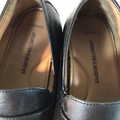 Johnston Murphy Black Leather Penny Loafers Mens Size 9M  display picture 2