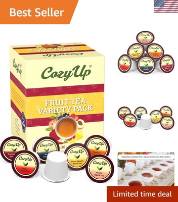 36-Count Fruitylicious Tea Sampler for Keurig | Refreshing 6 Flavor Selection