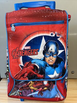 Trolley Zainetto Avengers Asilo Zaino Trolley Marvel Avengers