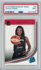 2019 Panini Donruss WNBA 90 Jackie Young RC PSA 9 Mint