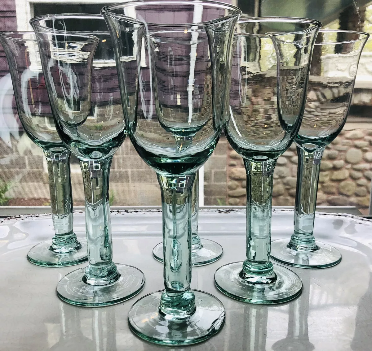 Vintage Crystal Champagne Flutes - Drinking Hobby