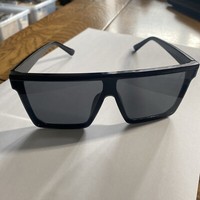 On Trend, Polarised, UV400, Retro, Shield Black Acetate Frame, sleek, sunglasses
