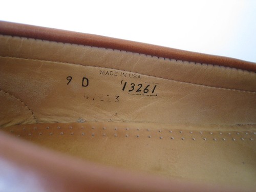 ALLEN EDMONDS USA WOODSTOCK TAN LEATHER TASSEL KILT LOAFER MEN SIZE US 9D $275 - Picture 8 of 8