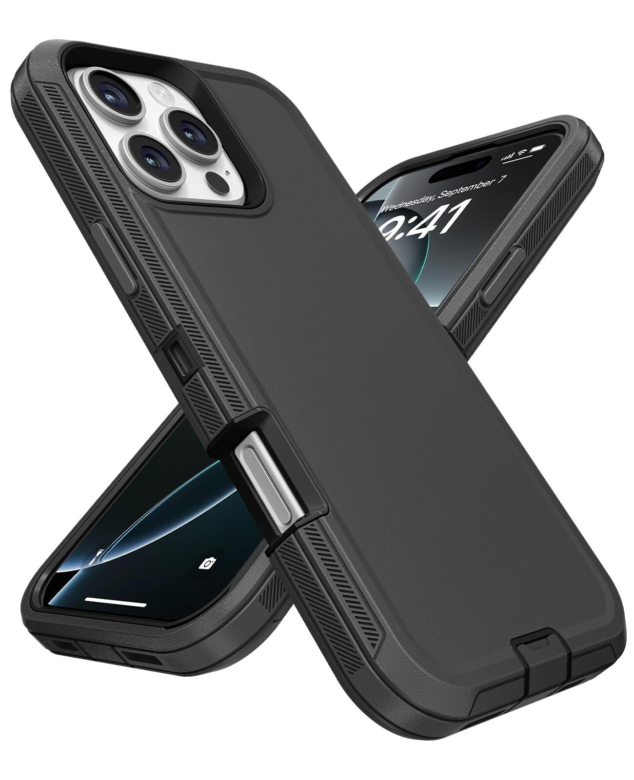 iPhone 16 Pro Max 5G Case Heavy Duty Shockproof Rugged Durable Tough Phone Cover-image