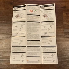 Guitar Hero Quick Start Insert Nintendo DS Gameboy Instruction Manual Only