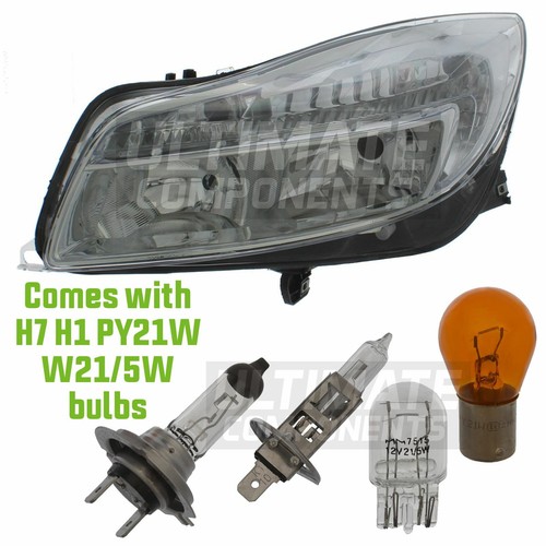 Vauxhall Insignia Hatchback 20082014 Headlight Headlamp & Bulbs