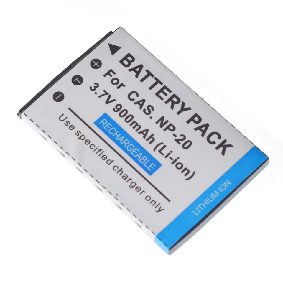 Batería Li-ion 3.7V 900mAh para Casio NP-20 NP20 Casio Exilim EX-M1 EX-M2 EX-Z77 Foto 3 de 4