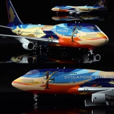 SQ Wings 1/200 Singapore Airlines B747-400 9V-SPL painted aircraft model