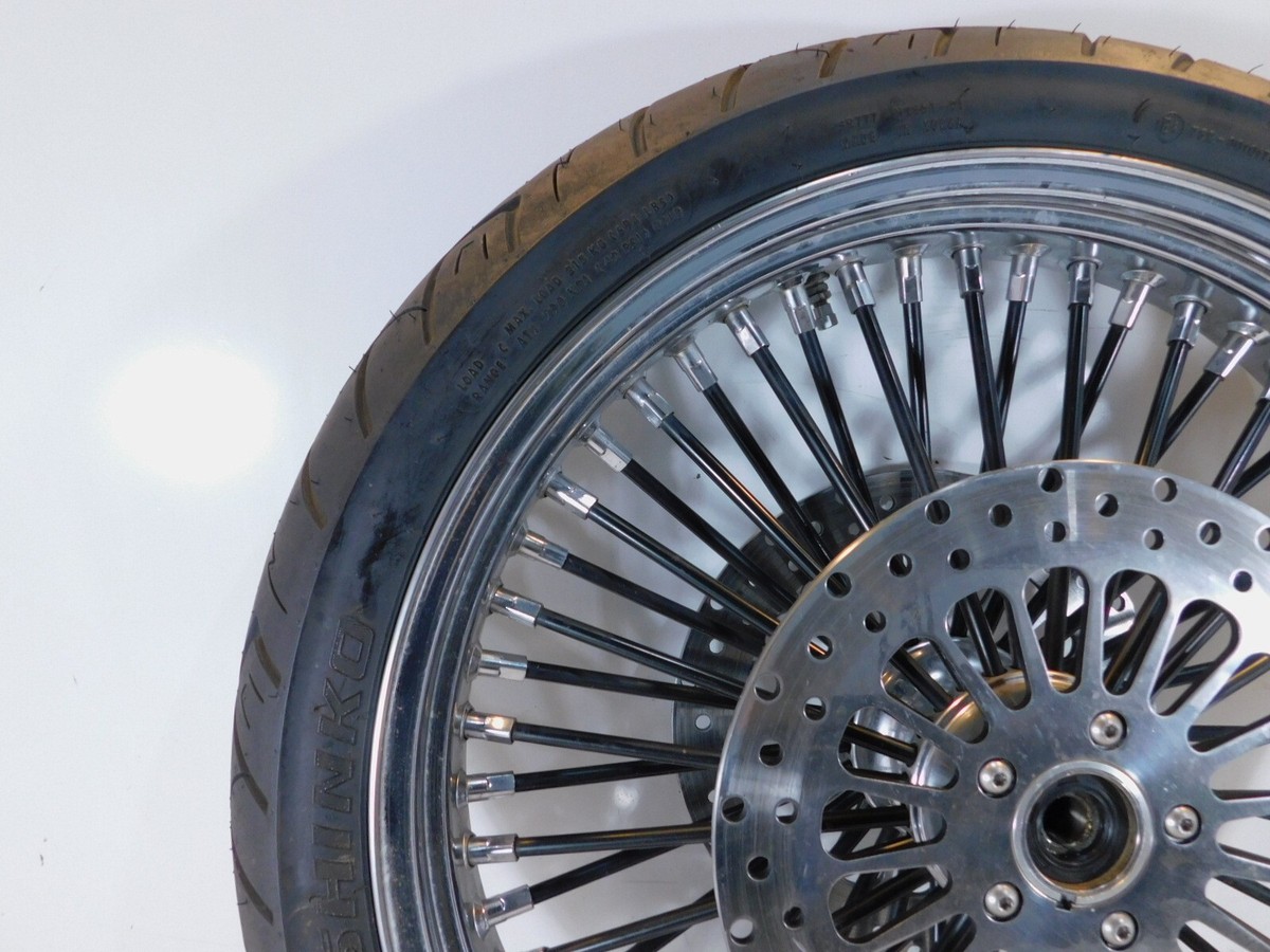 Harley Davidson EVO Touring Electra Glide Chrome Laced Front Wheel