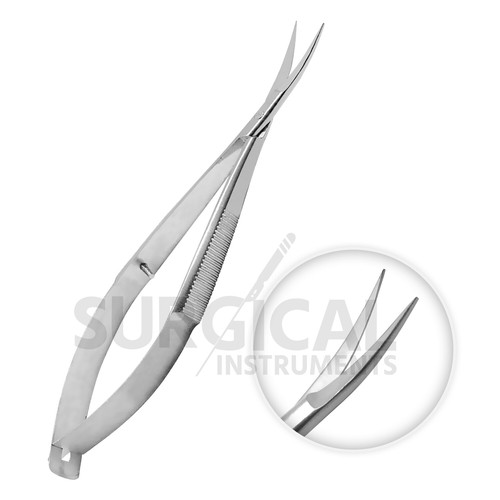 Tijeras de iris de disección microquirúrgica afiladas oftálmicas y de laboratorio grado alemán - Imagen 4 de 20