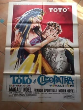 3 Manifesti Originali: Totò e Cleopatra, Un militare e mezzo, La nipote Sabella