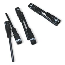 Jagwire CHA043 Bowden Cable End with Tube, 5 mm Carbon 6pcs