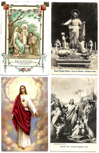 Set di 13 cartoline illustrate con immagini religiose. - Picture 3 of 5