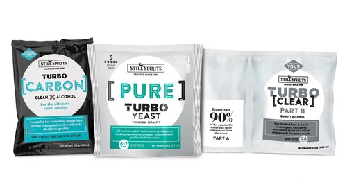 Still Spirits Triple Distilled Pure Yeast Carbon,Turbo Clear .Bargain 10 Pack